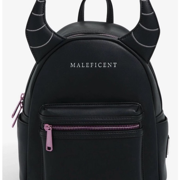 Loungefly Disney Sleeping Beauty Maleficent Minimalist Figural Mini Backpack